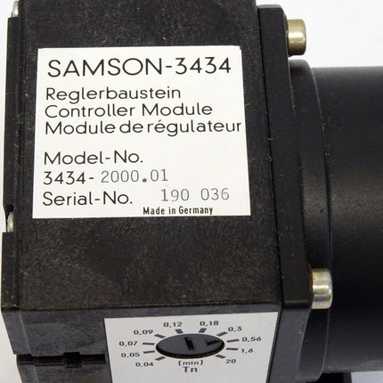Samson 3434 Reglerbaustein 3434-2000.01 - Maranos.de
