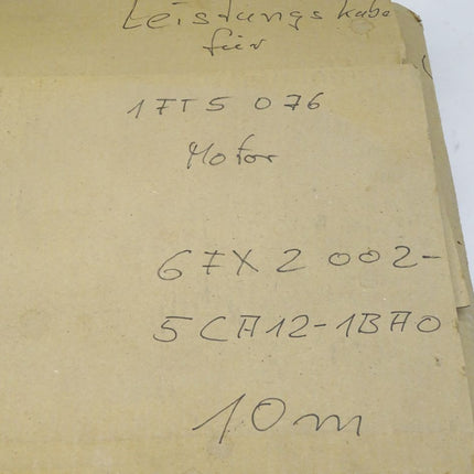 Siemens Simodrive Sinumerik Sirotec 6FX2002-5CA12-1BA0 / Leistungskabel für 1FT5076 Motor / Neu - Maranos.de