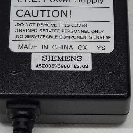 Siemens Netzteil Ladegerät A5E00875986 VAN90A-195A für Simatic Field PG M M2 M3 M4 M5 M6 Laptop ohne Stromkabel - Maranos.de