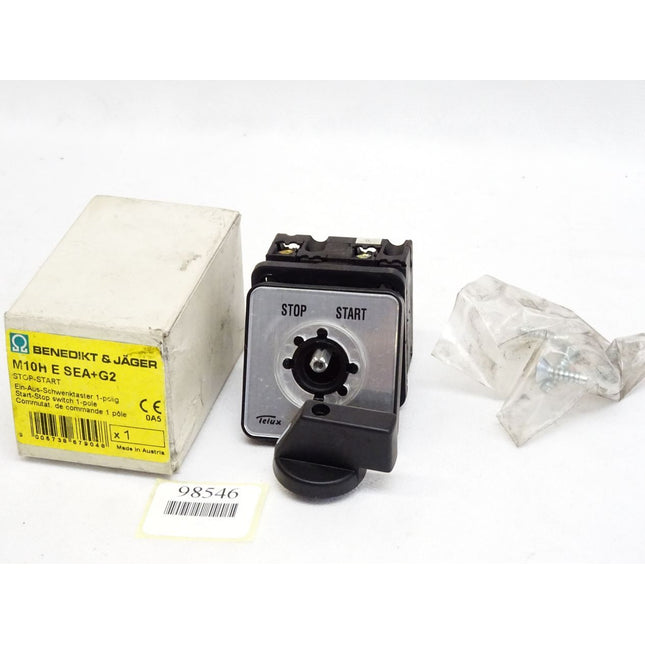 Benedikt & Jäger M10H M10HESEA+G2 Stop-Start Ein-Aus-Schwenktaster 1-polig / Neu OVP - Maranos.de