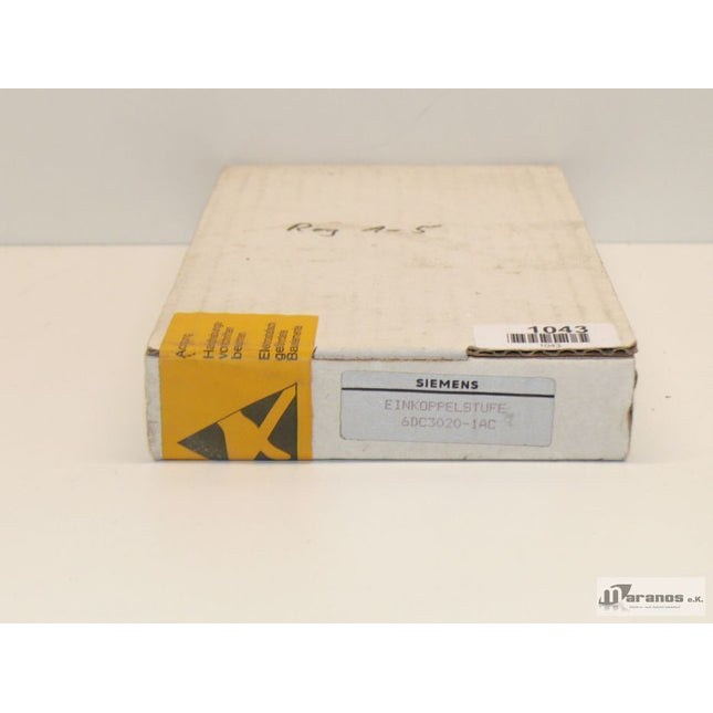 Neu versiegelt: Siemens Entkoppelstufe 6DC3020-1AC / 6DC3 020-1AC - Maranos.de