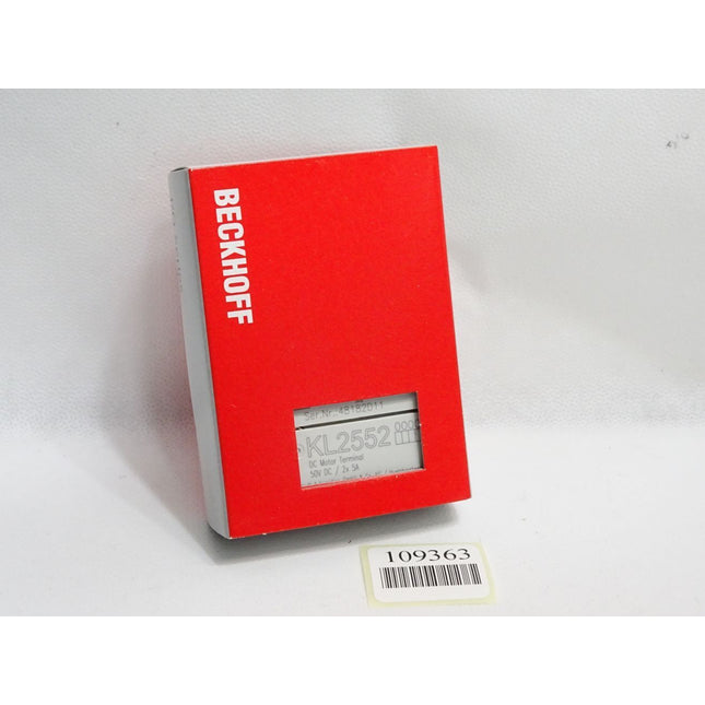Beckhoff KL2552 0000 Busklemme  2-Kanal-Motion-Interface / Neu OVP - Maranos.de