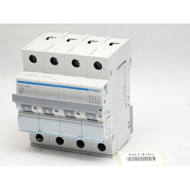 Hager MCN 620 C20 MCN620 Leitungsschutzschalter - Maranos.de