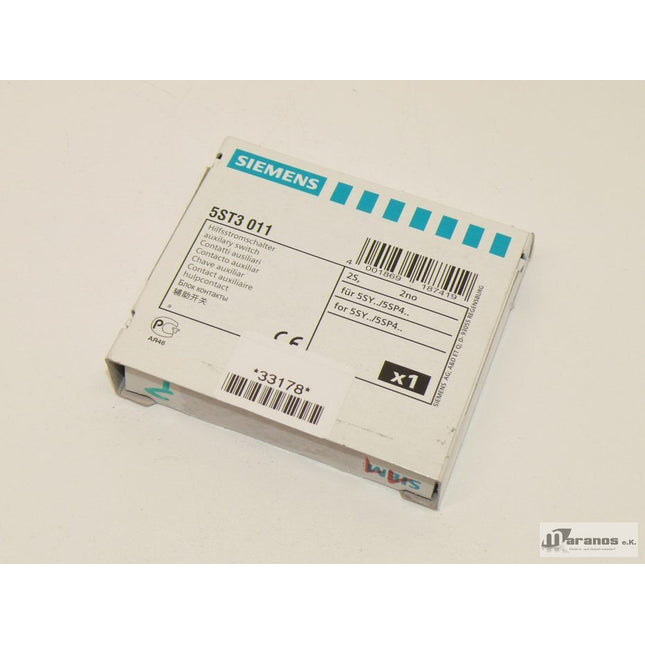 NEU OVP: Siemens IS Hilfsstromschalter 2S. für LS 5ST3011 / 5ST3 011 - Maranos.de