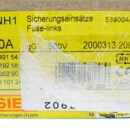 SIBA NH1 200A / 2000313 / Inhalt : 3 Stück / Neu OVP - Maranos.de
