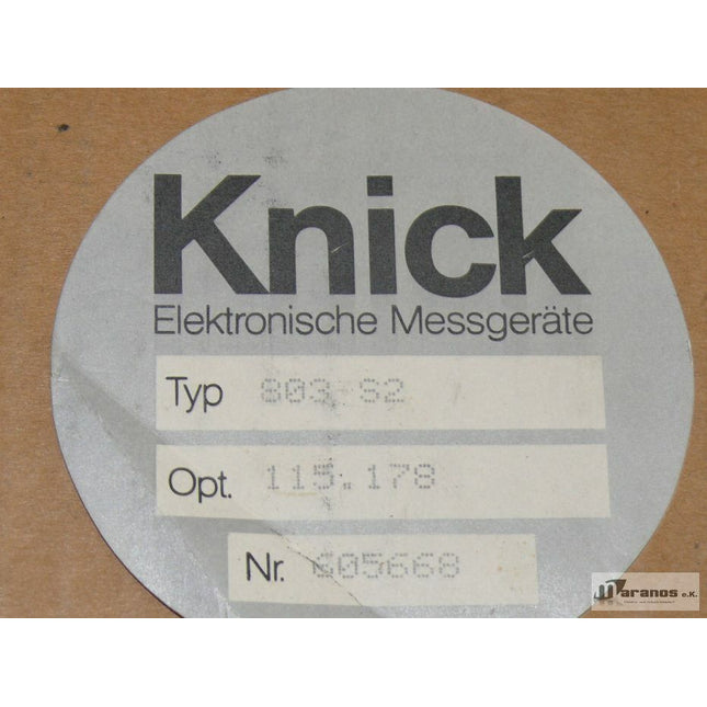 NEU-OVP Knick 803 S2 digital Anzeiger - Maranos.de