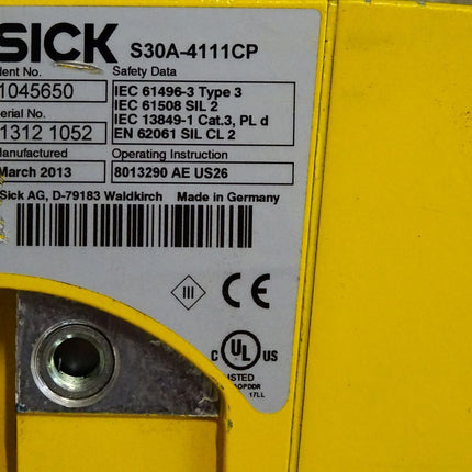 Sick S30A-4111CP / 1045650 Sicherheitslaserscanner mit Halterung S3000/PLS - Maranos.de