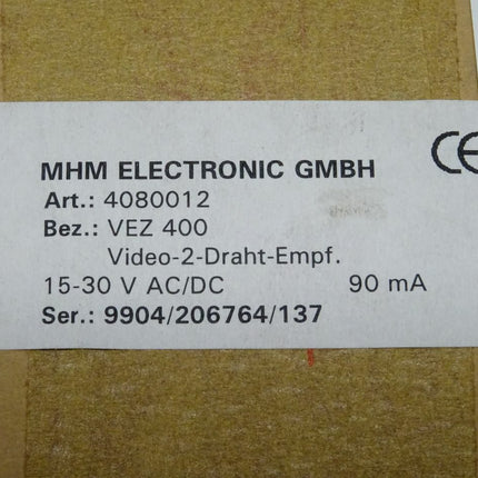 MHM Electronic VEZ400 Video-2-Draht-Emfänger neu-versiegelt - Maranos.de
