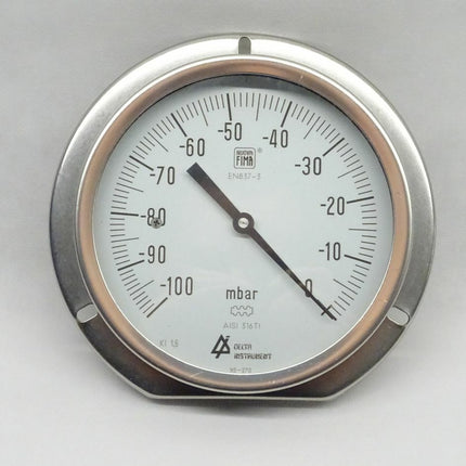 Delta Instrument NS-270 / AISI 316TI mbar -100 - 0 - Maranos.de