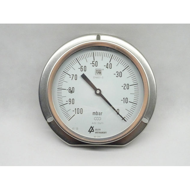 Delta Instrument NS-270 / AISI 316TI mbar -100 - 0 - Maranos.de