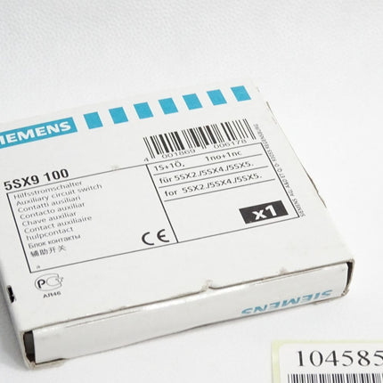 Siemens Hilfsstromschalter 5SX9100 / Neu OVP - Maranos.de