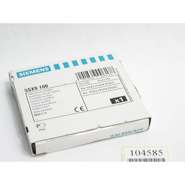 Siemens Hilfsstromschalter 5SX9100 / Neu OVP - Maranos.de