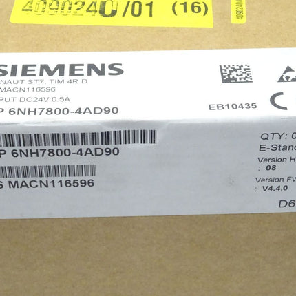 Siemens SINAUT ST7 TIM 4R D 6NH7800-4AD90 / NEU-OVP versiegelt - Maranos.de