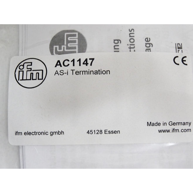 Ifm electronic AC1147 / AS-i Termination  Passiver Busabschluss / Neu OVP - Maranos.de