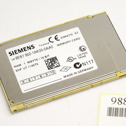 Siemens 6ES7952-1AK00-0AA0 6ES7 952-1AK00-0AA0 Memory Card 1MB - Maranos.de