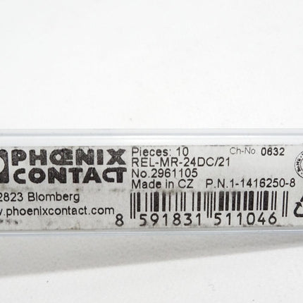 Phoenix Contact 2961105 REL-MR- 24DC/21 Relais / Inhalt:10 Stück / Neu OVP - Maranos.de
