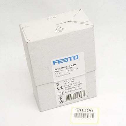 Festo SDE5-D10-O-Q4-P-M8 / 527463 / Drucksensor / Neu OVP versiegelt - Maranos.de
