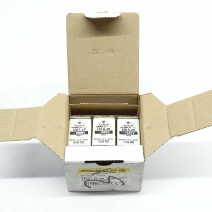 Jean Müller 3 Stück 125A-aR / 1000V/100kA S00üf01/125A/1000V HLS 00 NEU-OVP - Maranos.de
