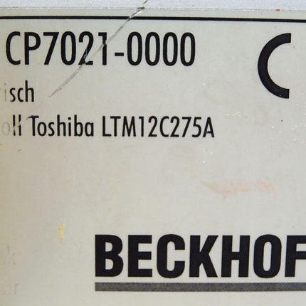 Beckhoff CP7021-0000 Control Panel - Maranos.de