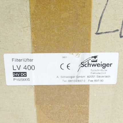 Rübsamen & Herr Filterlüfter LV400 LV 400 24VDC 14W - ohne Filter - Maranos.de