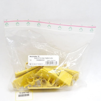 Weidmüller WAD27 M. Blitzzeichen 1062860000 / Inhalt : 10 Stück / Neu OVP - Maranos.de