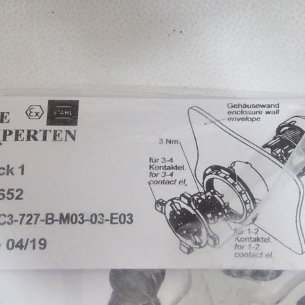 Stahl Drehgriff 244652 8602C3-727-B-M03-03-E03  / Neu OVP - Maranos.de