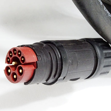 LQ Group X-TEC 23 Leistungsstecker mit Kabel 3+PE+5 Kunststoff gerade 1116874-01000 ca 10m / Unbenutzt - Maranos.de