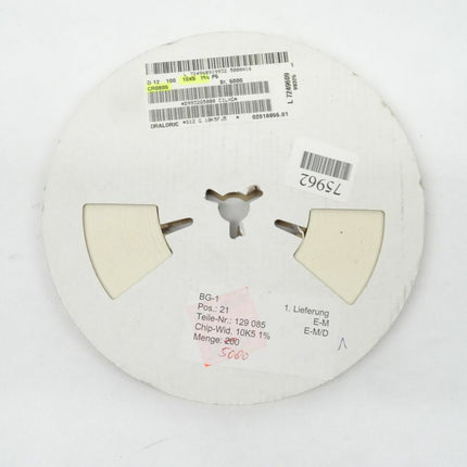 5000x DRALORIC SMD CR0805 / 10K5 Widerstände - Maranos.de