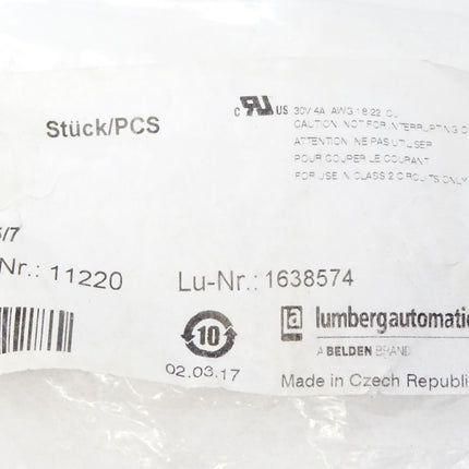 Lumberg Automation 1638574 11220 RKC 5/7 / Neu OVP / wie abgebildet - Maranos.de