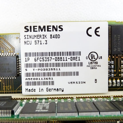 Siemens Sinumerik 840D NCU 571.3 6FC5357-0BB11-0AE1 Version B - Maranos.de