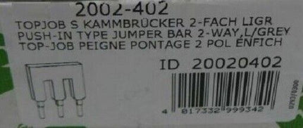 Wago 2002-402 1 Stück Jumper Bar Isoliert 2-Wege NEU - Maranos.de