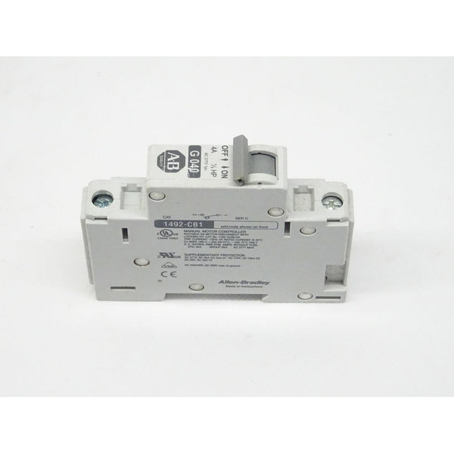 Allen Bradley 1492-CB1G040 Ser. C Motorkontrolle 1492CB1G040 / 4A / 1/3HP - Maranos.de