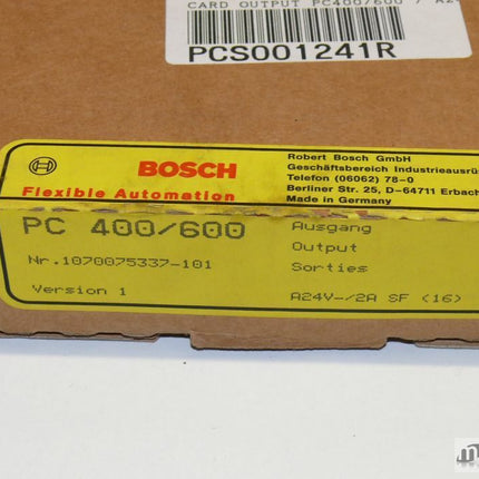 NEU-OVP Bosch PC400/600 Output 1070075337-101 Ausgangskarte - Maranos.de