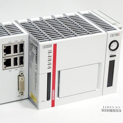 Beckhoff CPU-Grundmodul CX2020-0155  + Netzteilmodul CX2100-0004 - Maranos.de