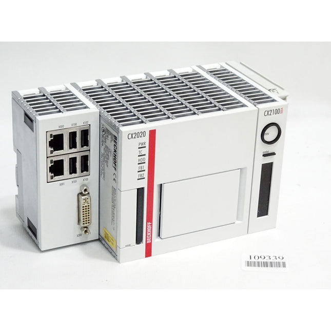 Beckhoff CPU-Grundmodul CX2020-0155  + Netzteilmodul CX2100-0004 - Maranos.de