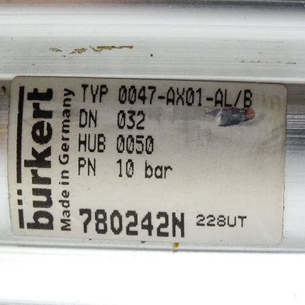 Bürkert 0047-AX01-AL/B 10bar 780242N Pneumatikzylinder - Maranos.de