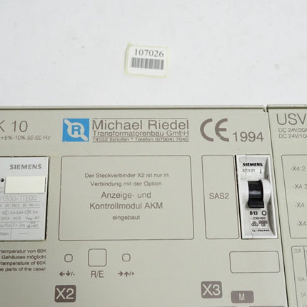 Michael Riedel RLGNK10 RLGNK 10 USV20 USV 20 / Neu - Maranos.de