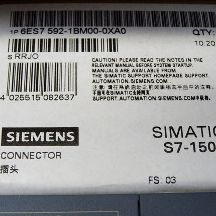 Siemens S7-1500 6ES7522-1BH10-0AA0 6ES7 522-1BH10-0AA0 / Neu OVP - Maranos.de