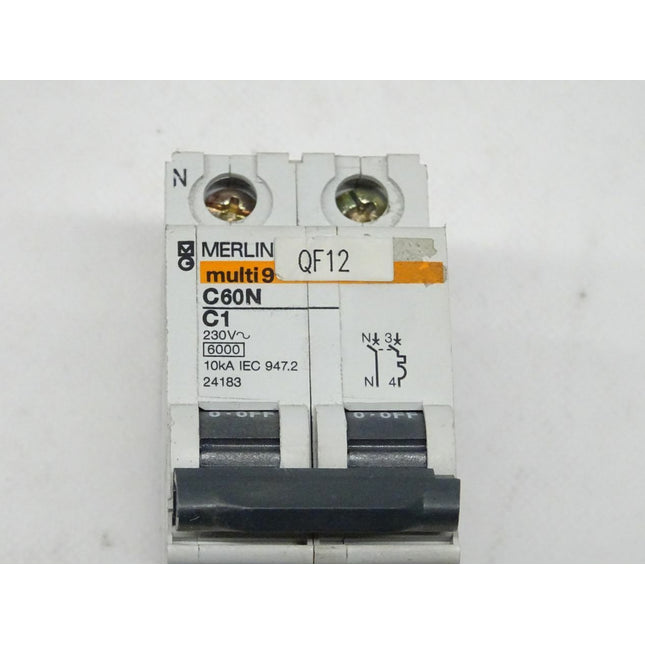 Merlin Gerin Multi 9 C60N D2A Leitungsschutzschalter Sicherung Sicherungsautomat - Maranos.de