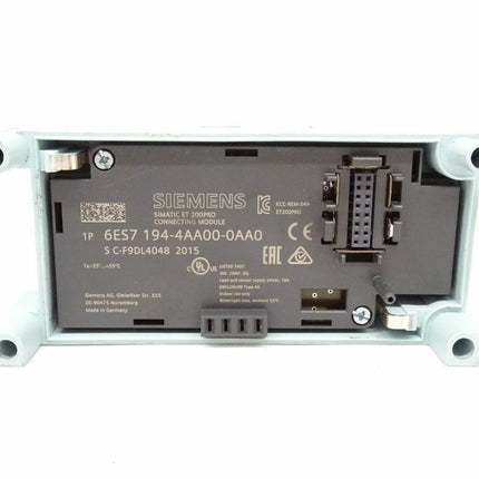Siemens 6ES7194-4AA00-0AA0 Simatic ET 200Pro Modul 6ES7 194-4AA00-0AA0 - Maranos.de