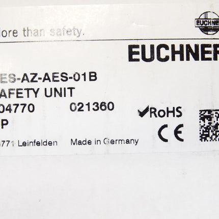 Euchner Auswertegerät CES-AZ-AES-01B 104770 / Neu OVP - Maranos.de