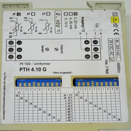 Jörns PTH 4.10G / Pt 100- Umformer - Maranos.de