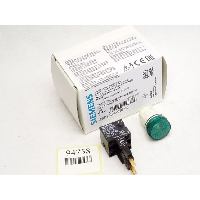 Siemens Leuchtmelder grün 3SB2204-6BE06 (3SB2304-2A) / Neu OVP - Maranos.de