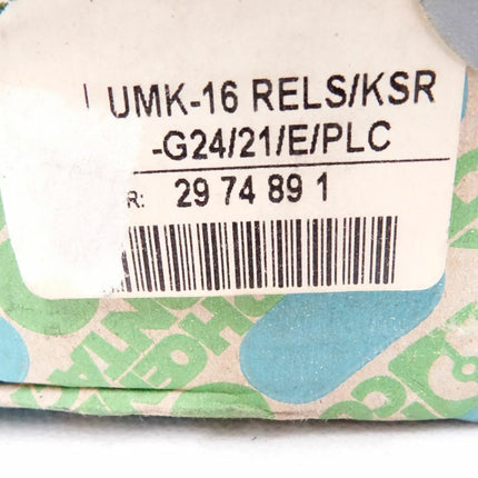 Phoenix Contact 2974891 / Aktives SPS-Systemverkabelung / UMK-16 RELS/KSR-G24/21/E/PLC / Neu OVP - Maranos.de