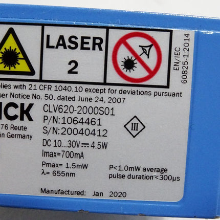 Sick 1064461 CLV620-2000S01 Barcode-Scanner - Maranos.de