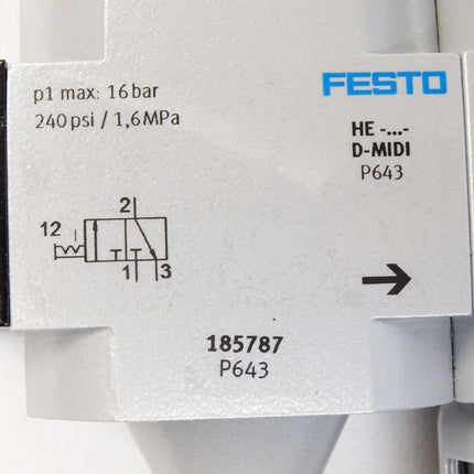 Festo LFR-1/2-D-MIDI-KG 185787 Wartungseinheit / Neu - Maranos.de
