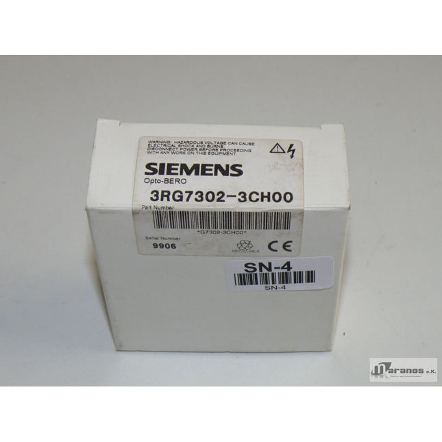 NEU-OVP Siemens 3RG7302-3CH00 Opto-Bero 3RG7 302-3CH00 - Maranos.de