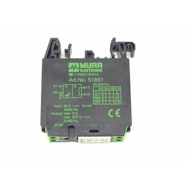 MURR Elektronik 51851 24V 14mA 50/60 Hz IP 20 - Maranos.de