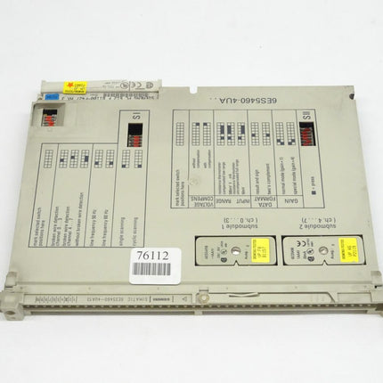Siemens Simatic S5 6ES5460-4UA13 / 6ES5 460-4UA13 E:03 - Maranos.de