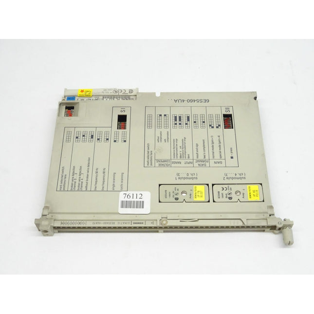 Siemens Simatic S5 6ES5460-4UA13 / 6ES5 460-4UA13 E:03 - Maranos.de
